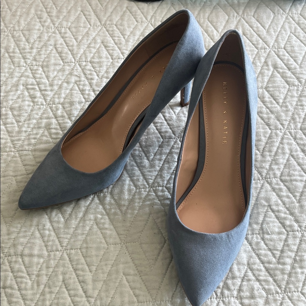 Kelly & Katie Slate Blue Heels